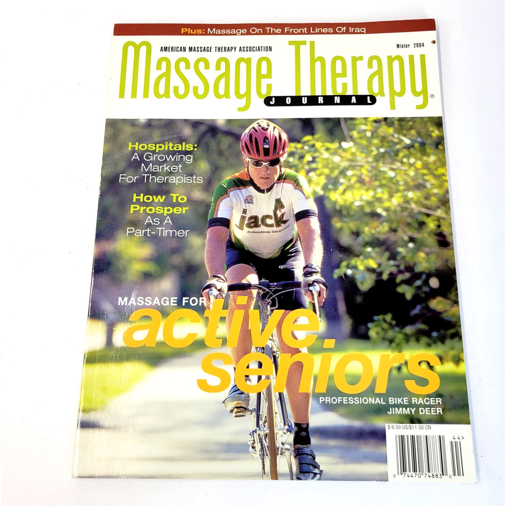 Massage Therapy Journal Winter 2004 Vol 42 No 4 Active Seniors Health Back Issue
